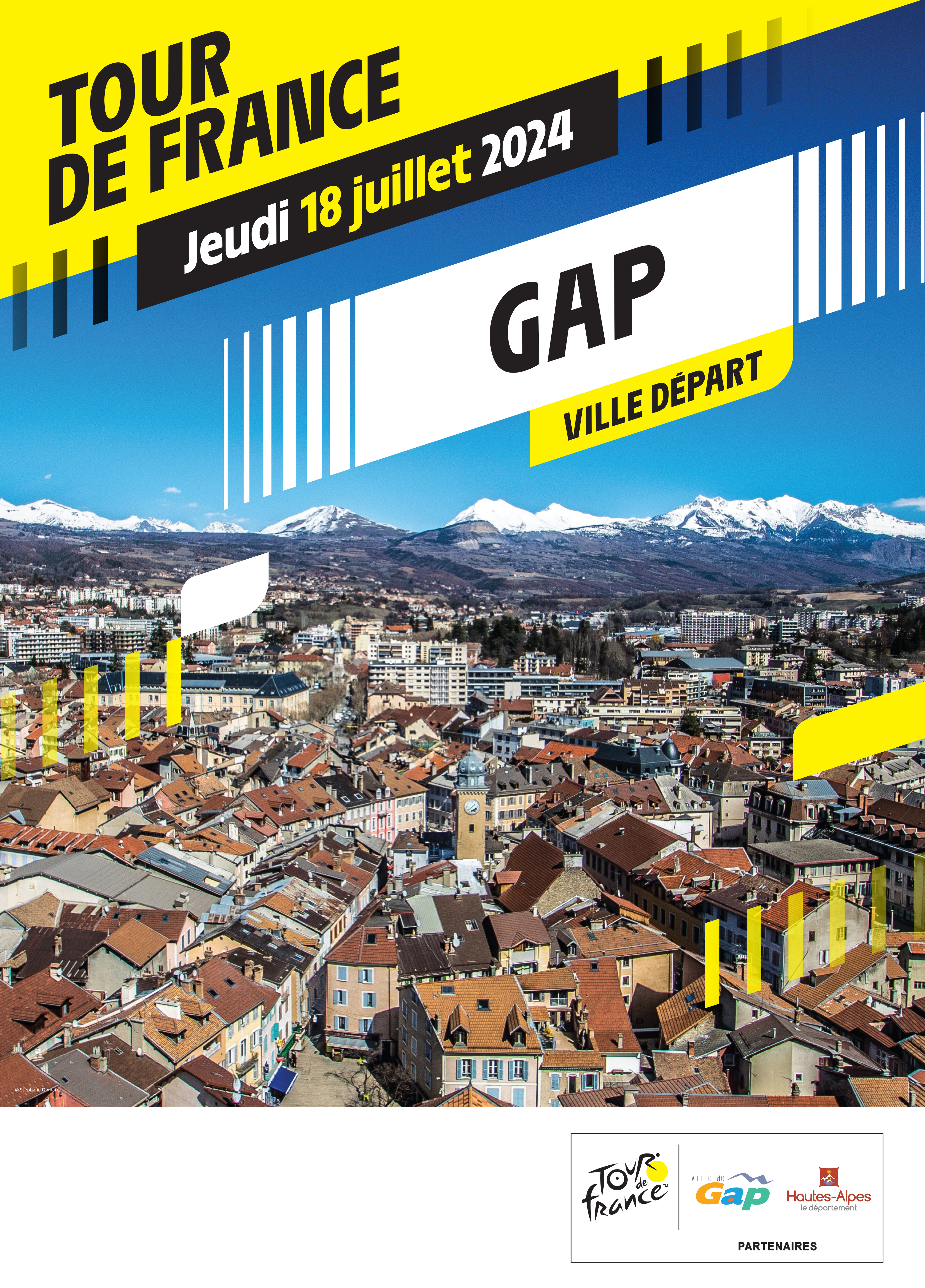 Tour de France - Gap ville passage le 17 et ville depart le 18 juillet 2024
