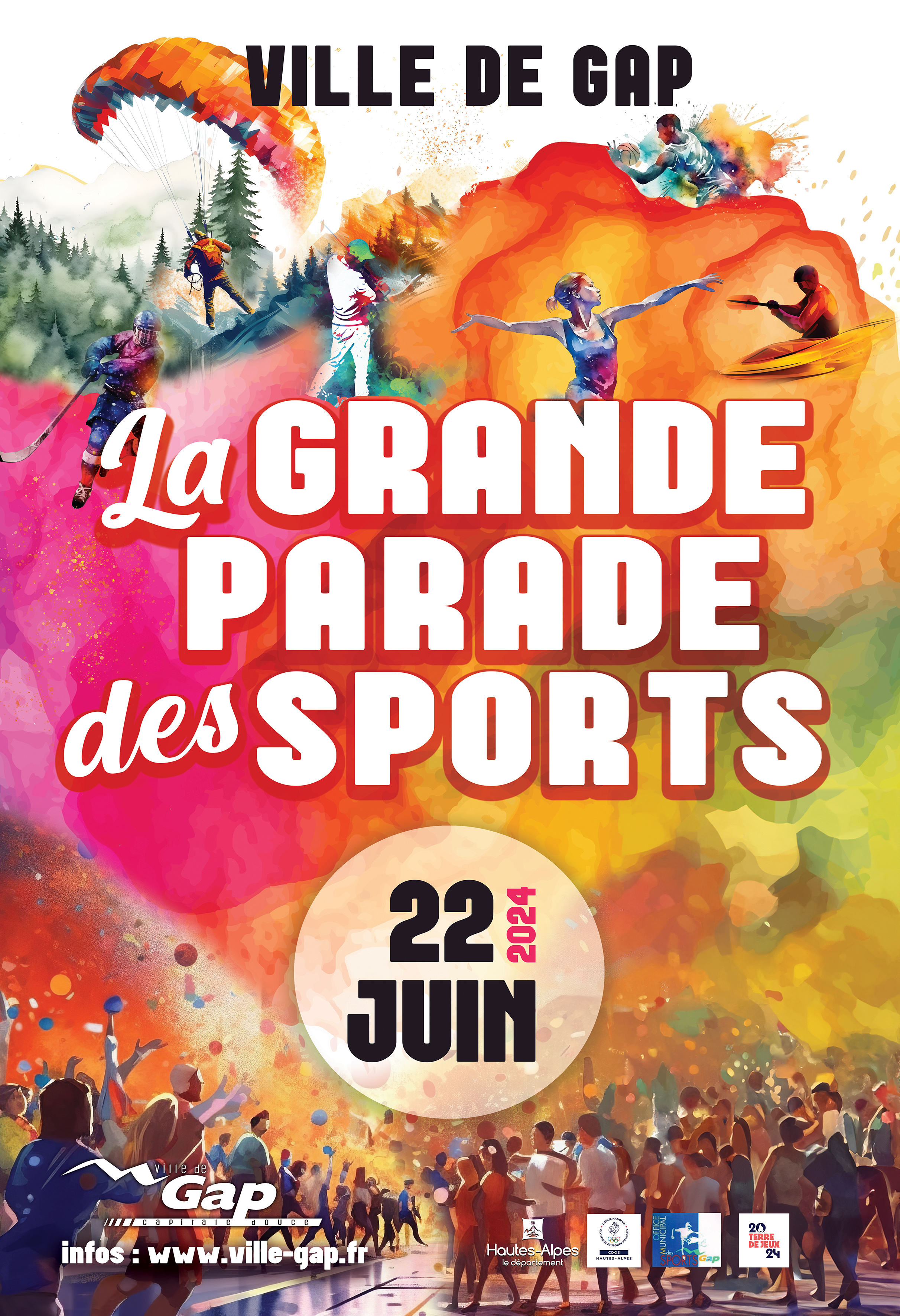Grande Parade des sports de la ville de Gap le 22 juin 2024